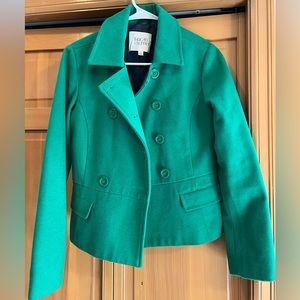 Green Peacoat by Thread & Supply